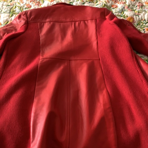 Louis Dell’Olio Linea Lambskin Red Jacket - Picture 12 of 13